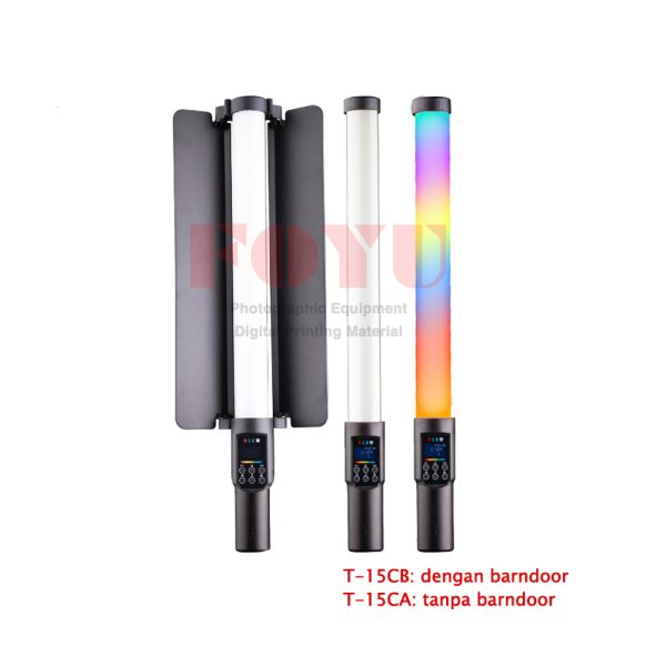 Rgb Led Rod LED RGB Color Light Rod Built-in Battery T-15C - FoyuPhoto