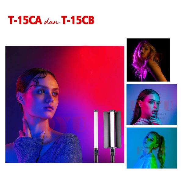 Rgb Led Rod LED RGB Color Light Rod Built-in Battery T-15C - FoyuPhoto