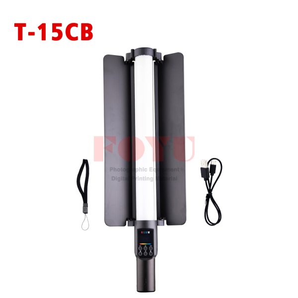 Rgb Led Rod LED RGB Color Light Rod Built-in Battery T-15C - FoyuPhoto