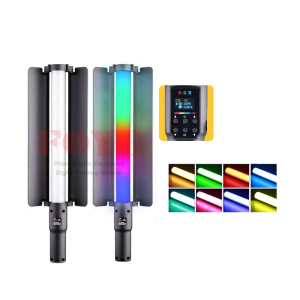 Rgb Led Rod LED RGB Color Light Rod With Battery And Barndoor Pro One T-25CB ...