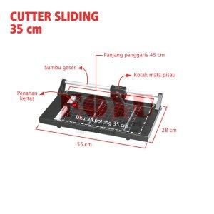 Cutter Sliding Rotary Trimmer L-35 cm