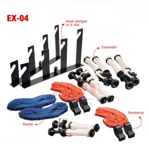Expander Background Manual 4 Slot Bar Dengan Hook Multifungsi EX-04