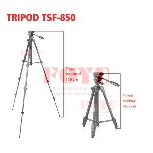 Tripod Video Camera With Medium Fluid Head Extend TSF-850