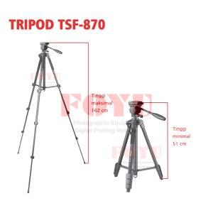 Tripod Video Camera With Medium Fluid Head Extend TSF-870